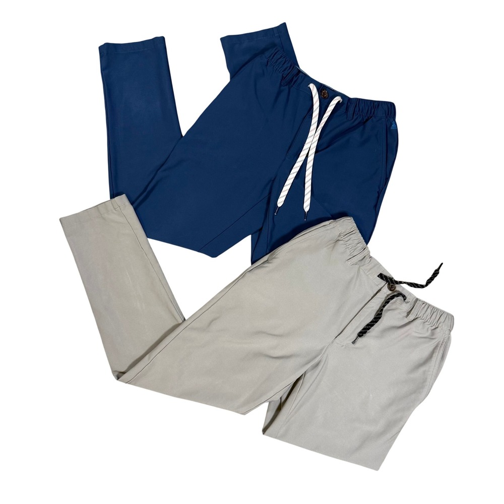 Chubbies Everywear Pants Gorpcore Blue Gray Performance Stretch Drawstring SM